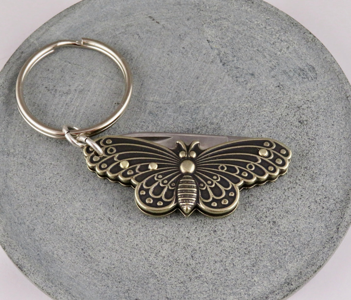 Butterfly Mini Knife Keyring