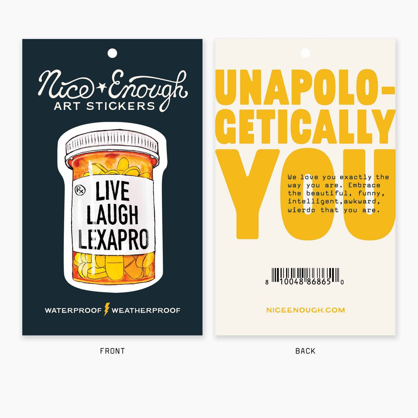 Live Laugh LexaPro Sticker