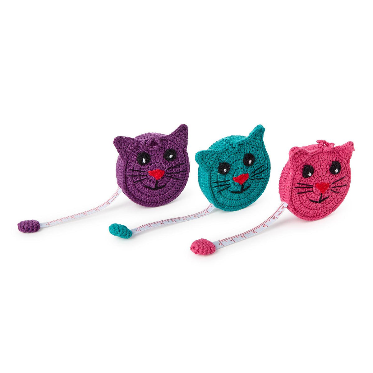 Hand Crocheted Kitty Cat Tape Measure