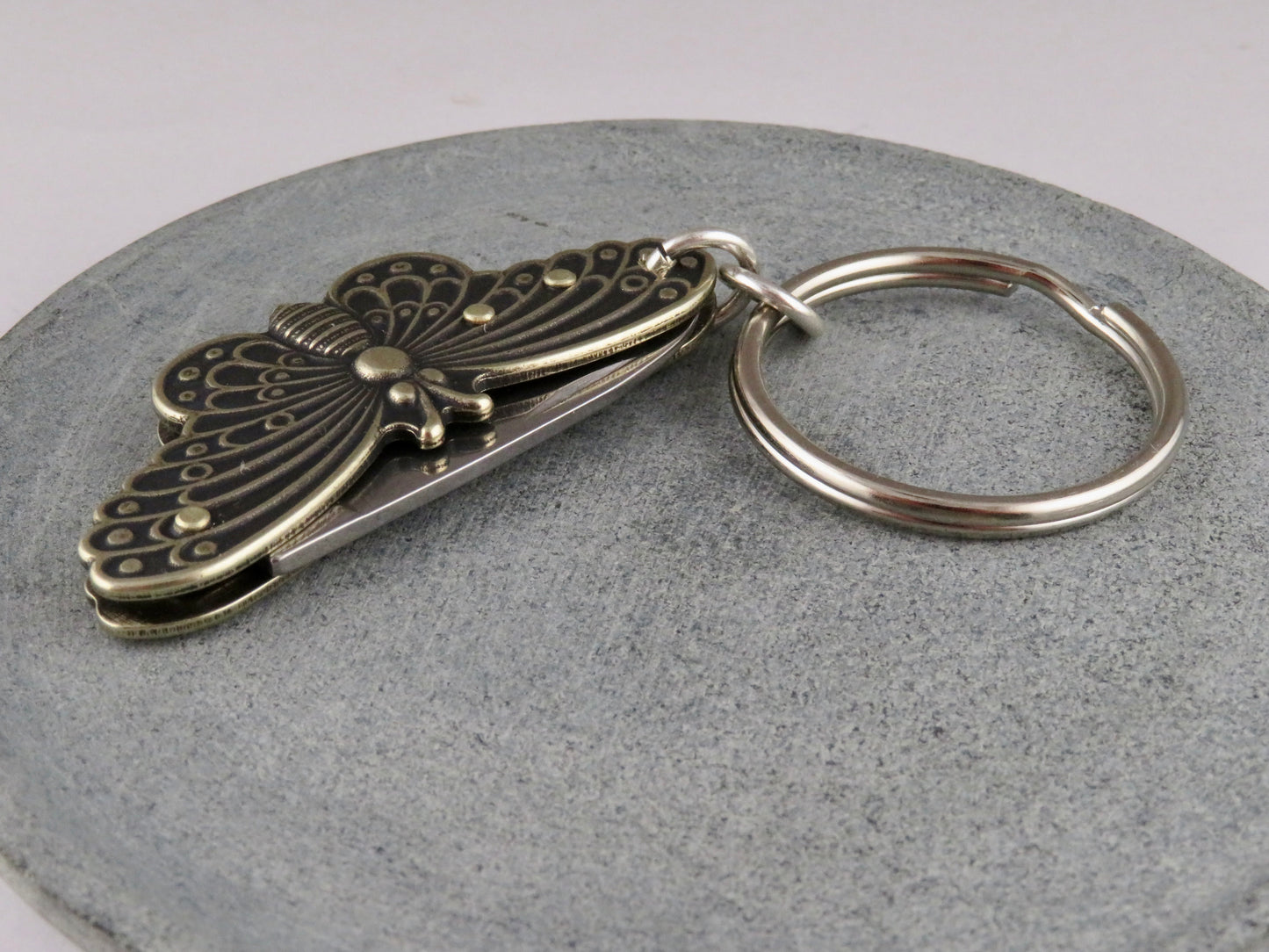 Butterfly Mini Knife Keyring