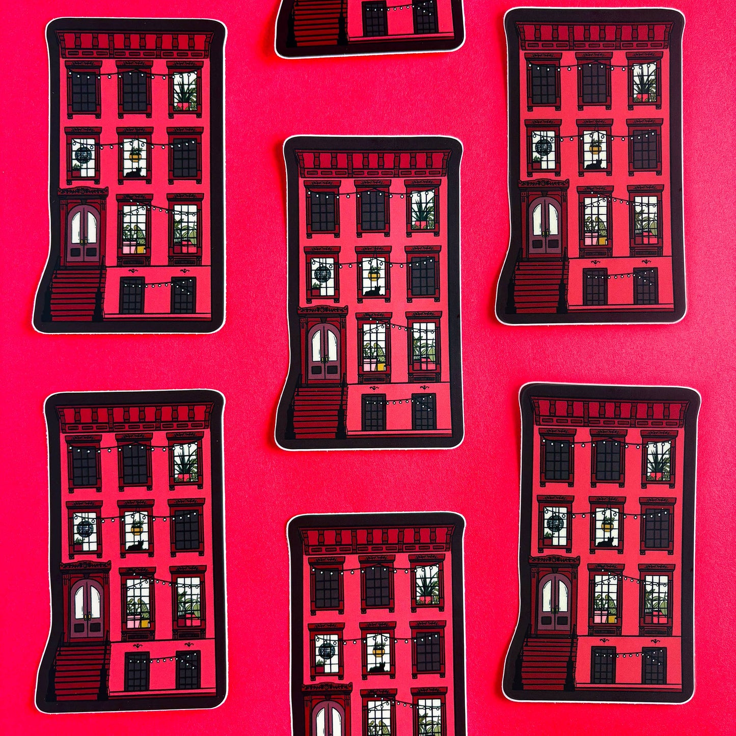 Brooklyn Brownstone Sticker