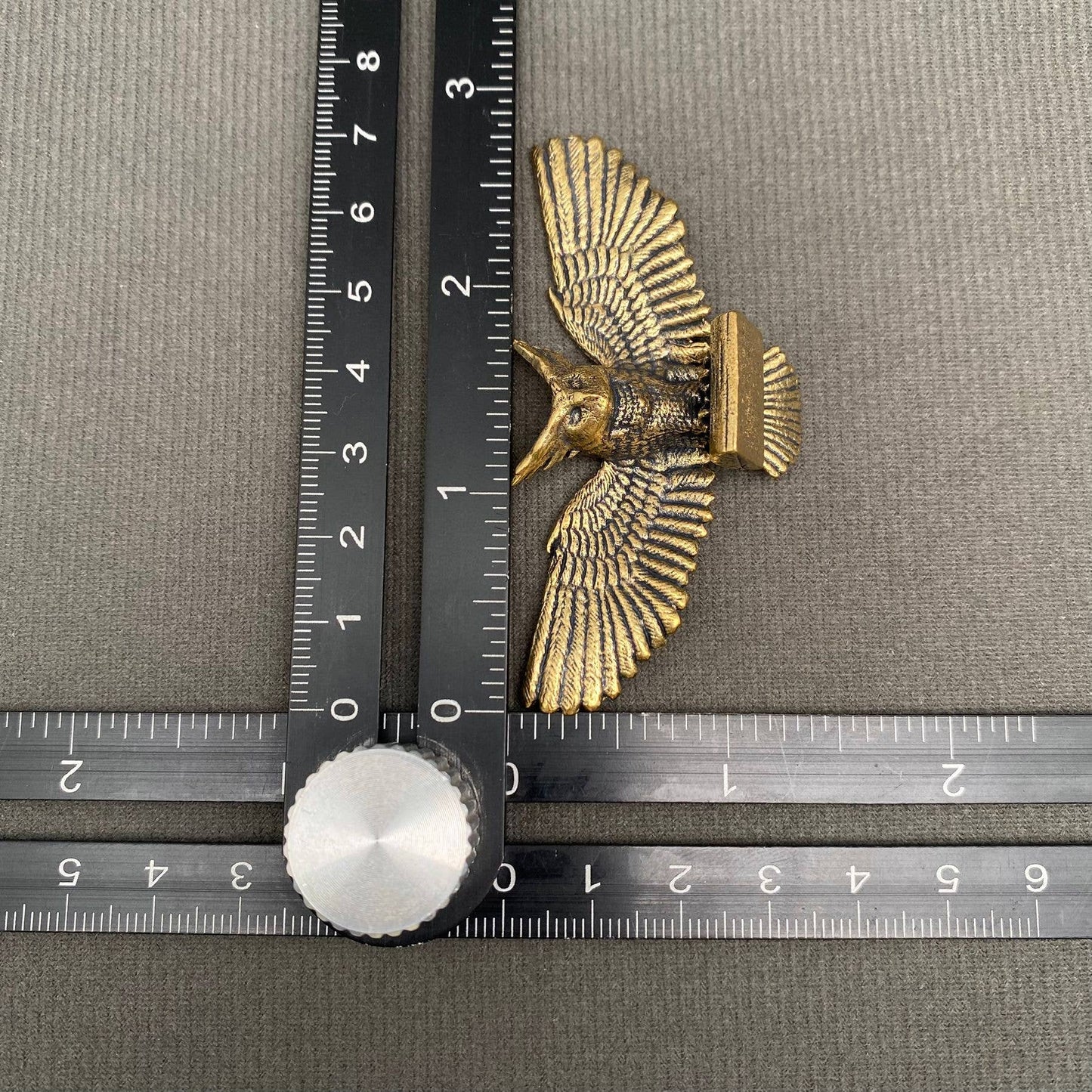 Owl Brass Mini Figurine - Desktop Ornament/Decor