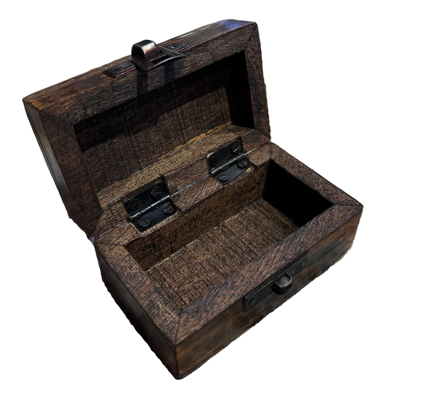 Small Carved Wood Box