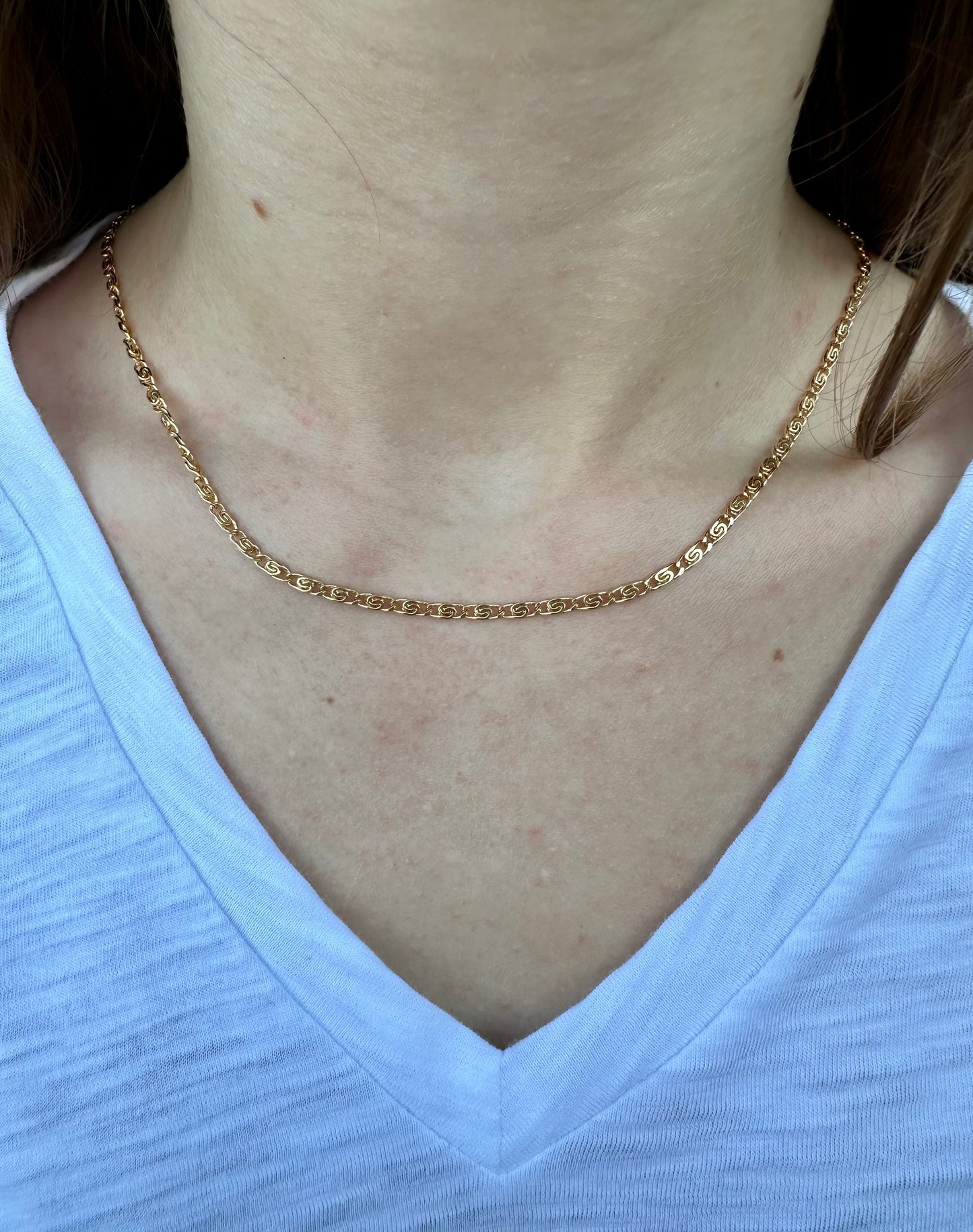 Gold Filled Fancy Links Chain