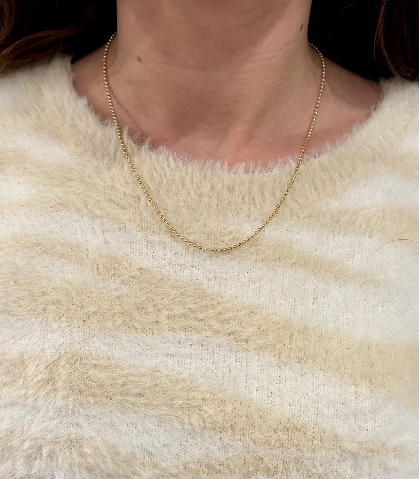 Gold Filled Ball Chain 2mm