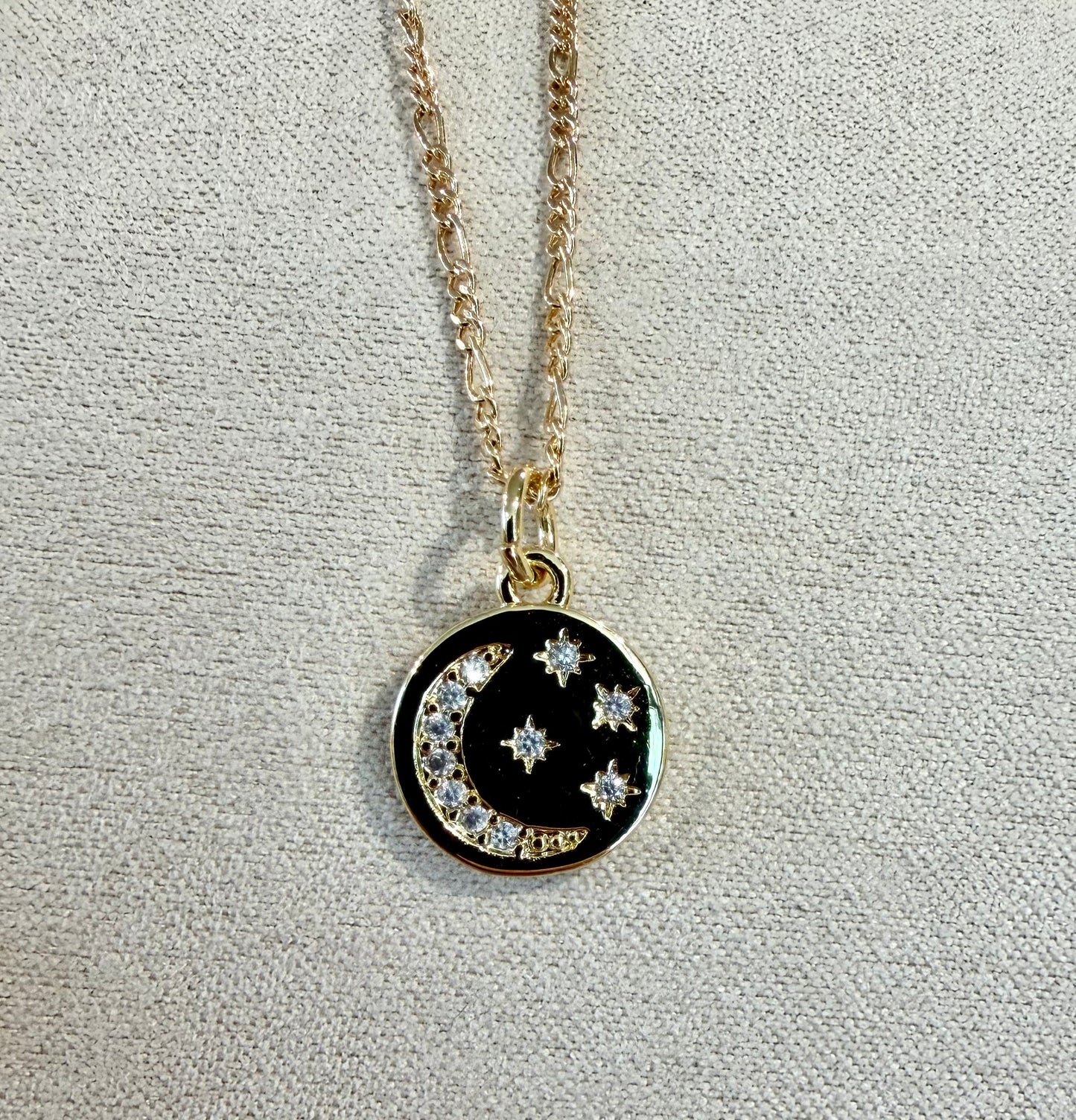 Celestial Disc Necklace - GF