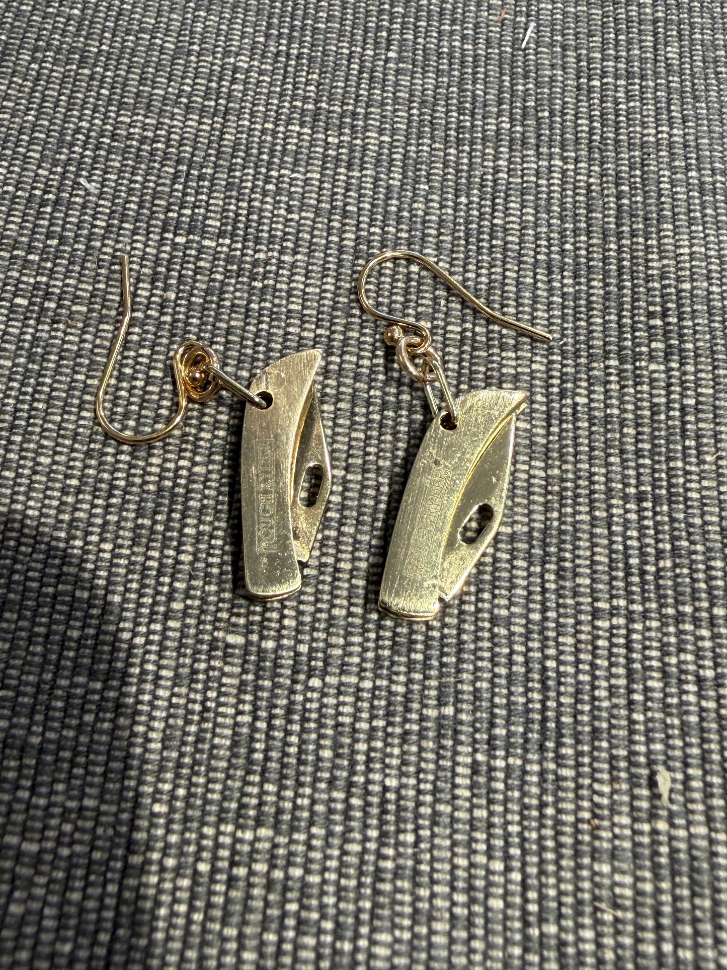 Gold Mini Knife Earrings - GF Wires