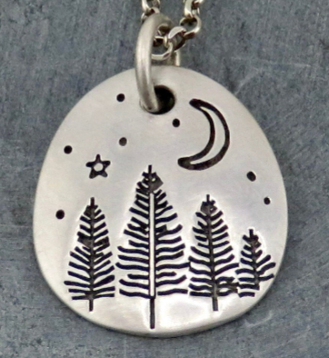 Forest Night Sky Necklace