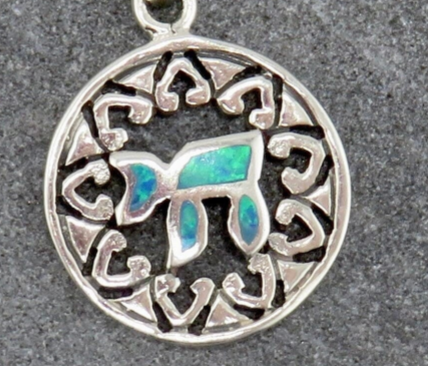 Mandala 'Chai' Opal Necklace - Sterling