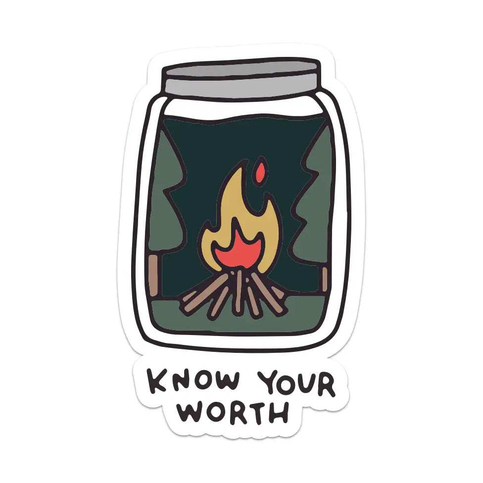 Self Worth Sticker