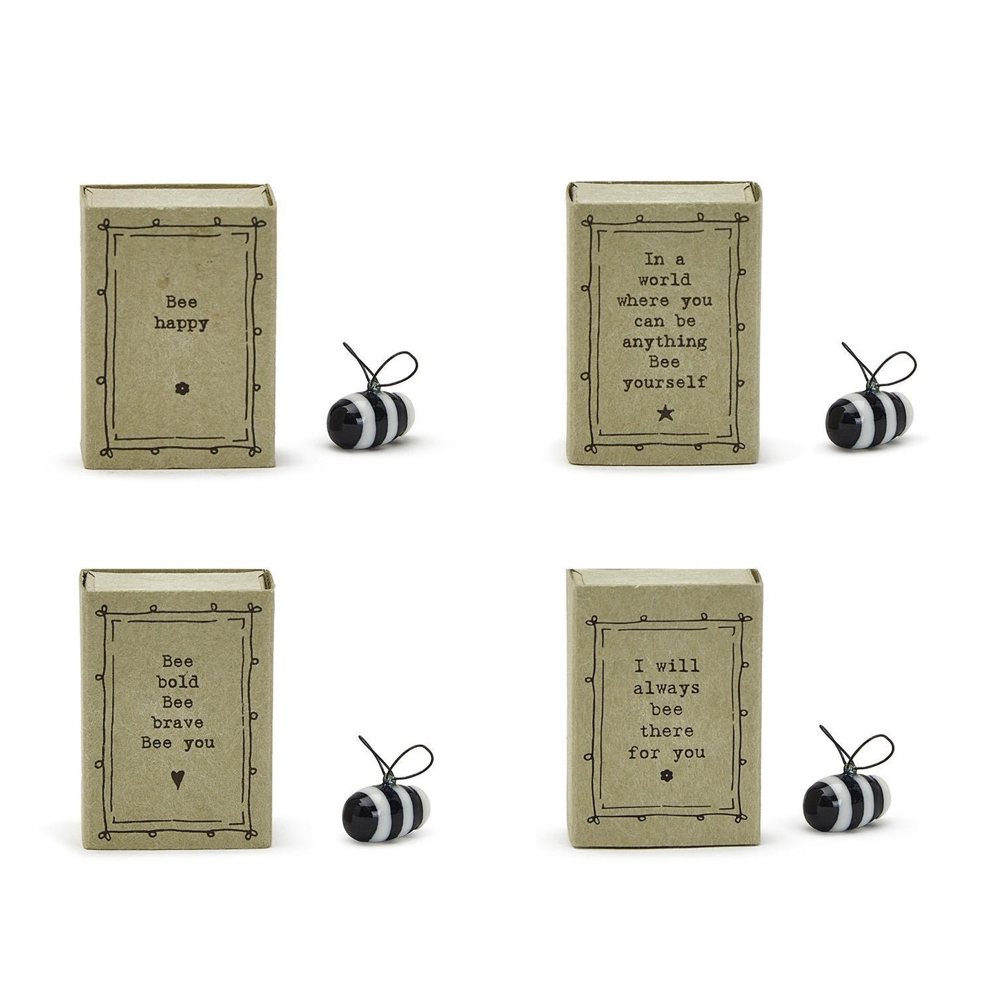 Sweet Sentiment Matchbox Bee Gift
