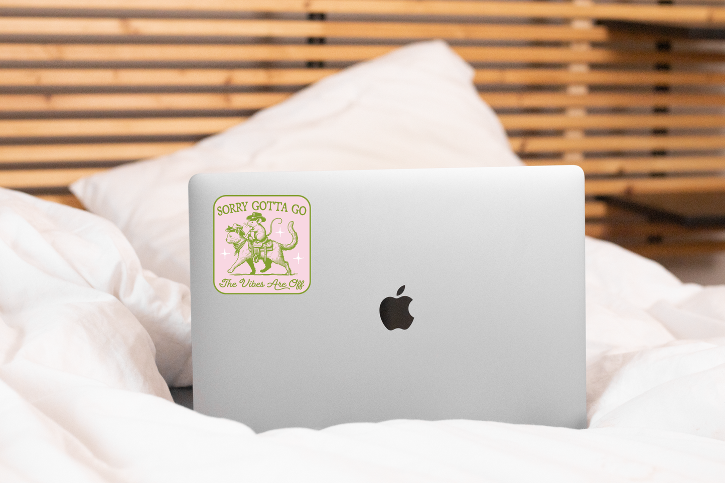 Sorry GTG The Vibes Are Off Sticker