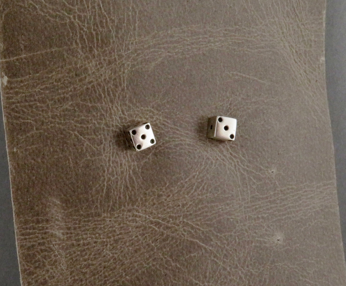 Dice Post Earrings
