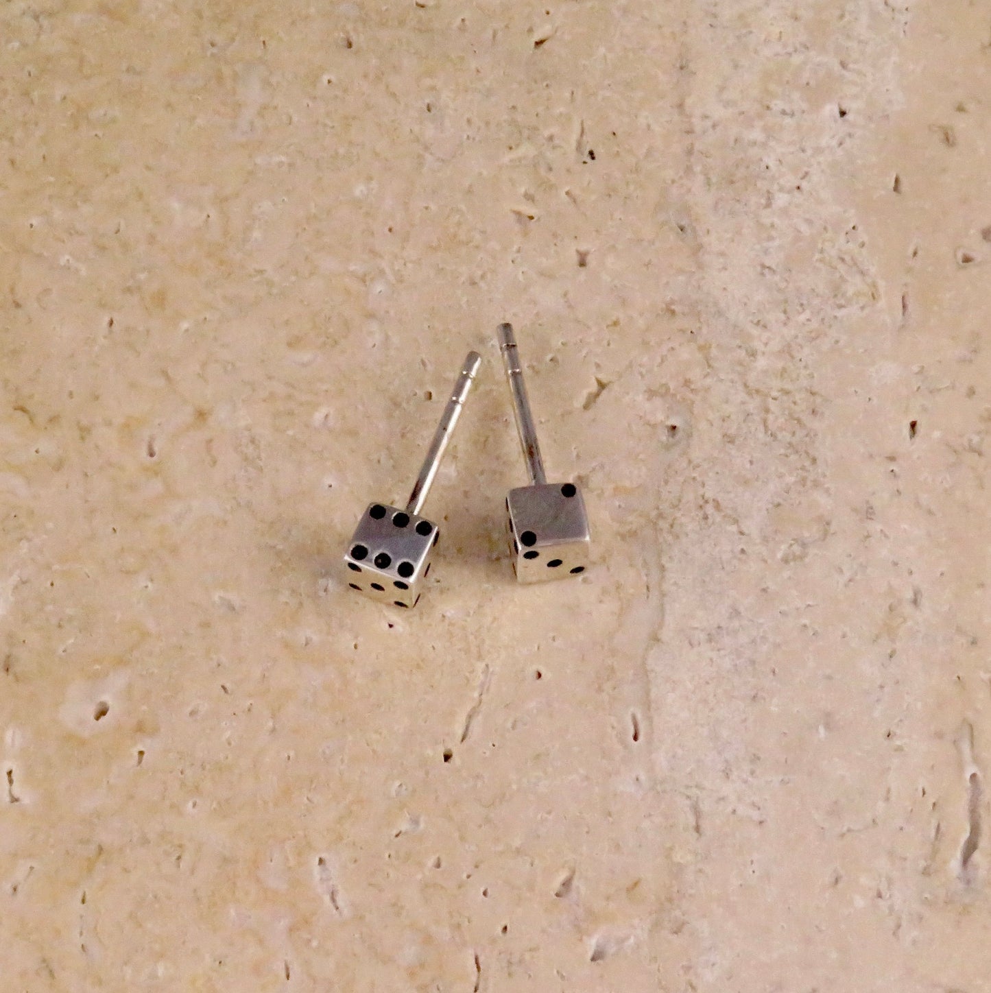 Dice Post Earrings