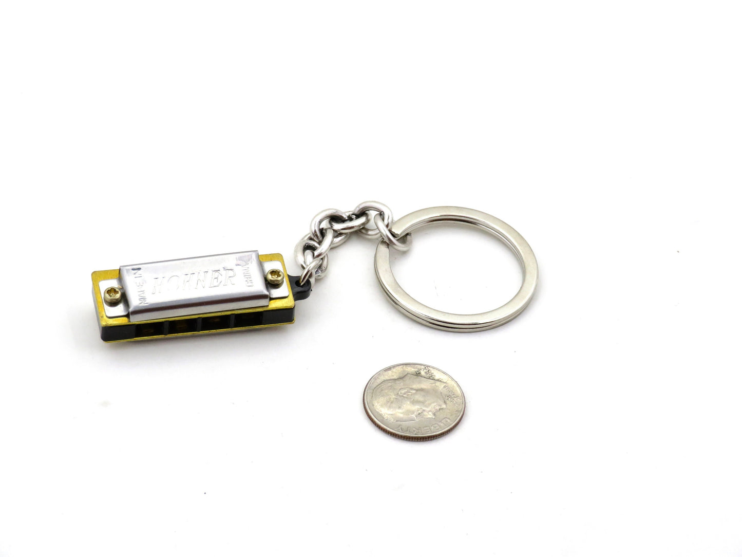 harmonica keychain | mini harmonica gift | mini harmonica keyring | music lover gift