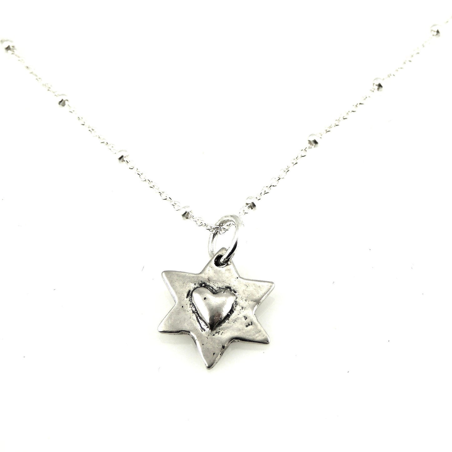 Star David Love Necklace