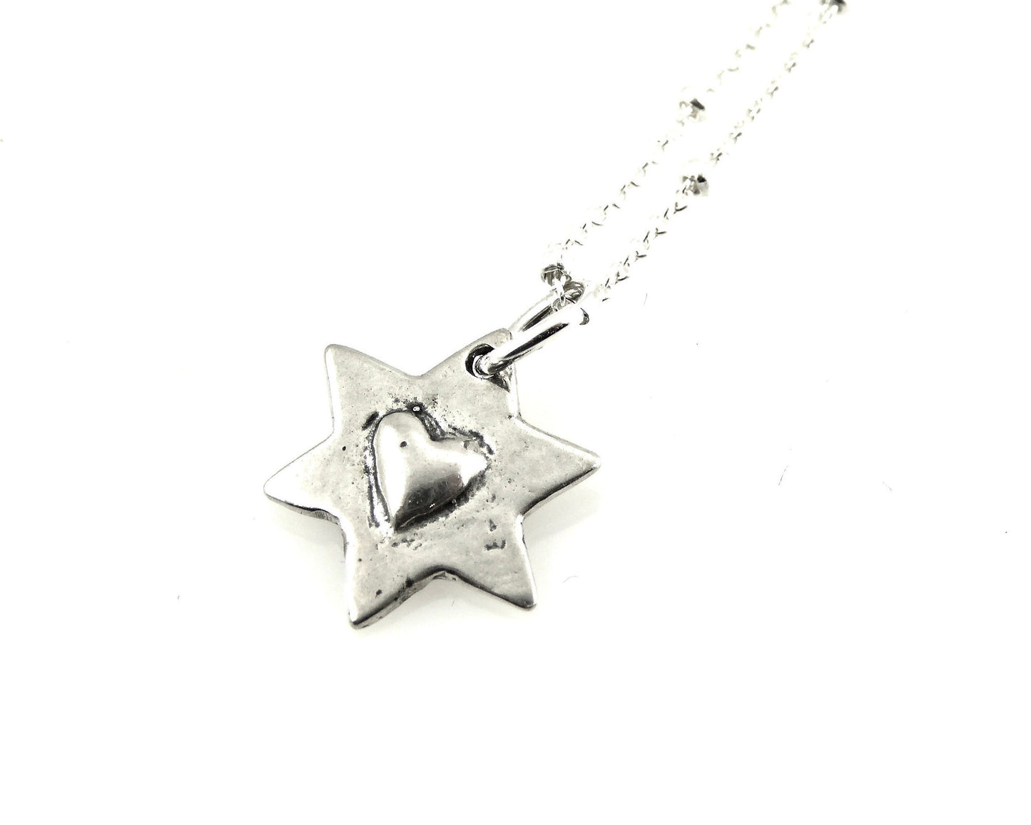 Star David Love Necklace