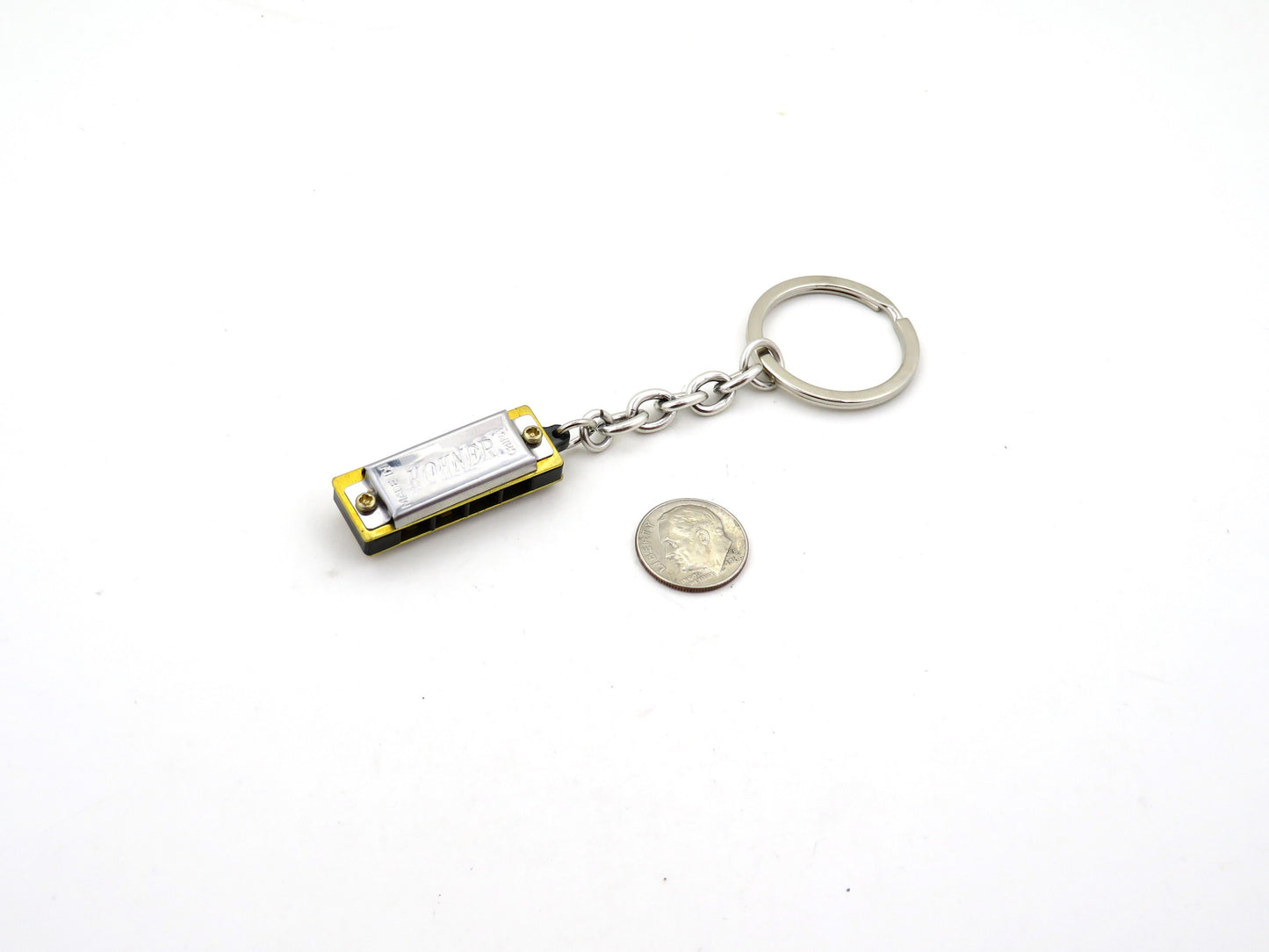 harmonica keychain | mini harmonica gift | mini harmonica keyring | music lover gift