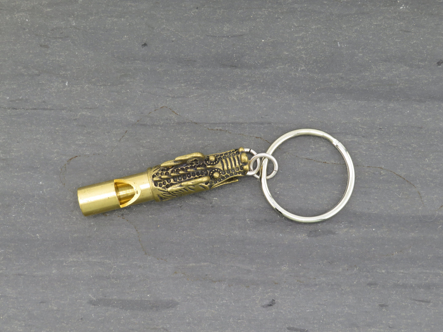 Dragon Whistle Keychain | Dragon Whistle Keyring | Brass Dragon Whistle | Brass Dragon Keyring | Gold Dragon Keychain | Dragon Whistle Gift