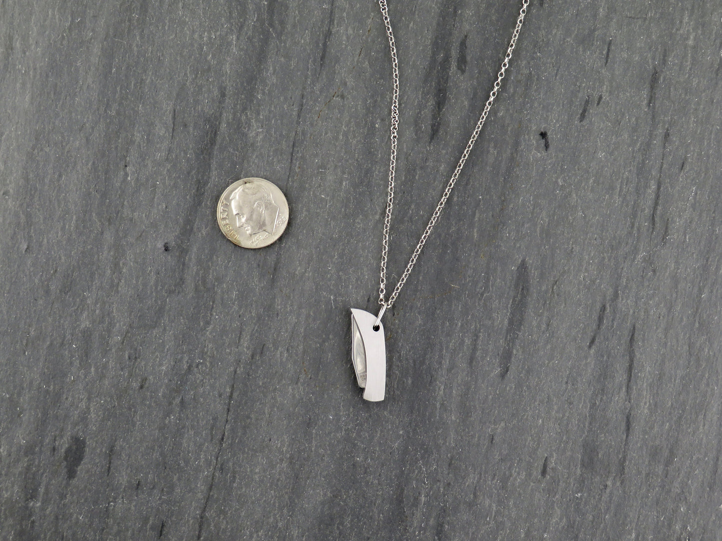 Small knife necklace | Mini Knife Pendant | Little Silver Knife Necklace | Small Pocketknife Pendant | Steel Tiny Knife Jewelry | Mini Knife