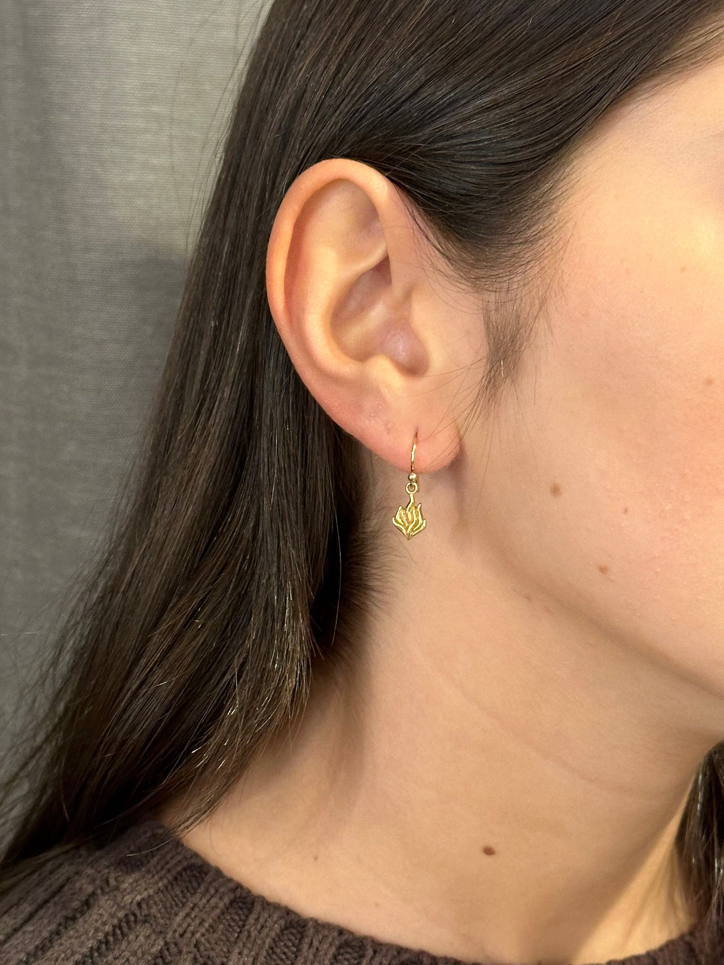Gold Flame Earrings | Bronze Fire Earrings | Gold Blaze Earrings | Fire Within Earrings | Gold Blaze Earrings | Ember Earrings | Gold Blazes