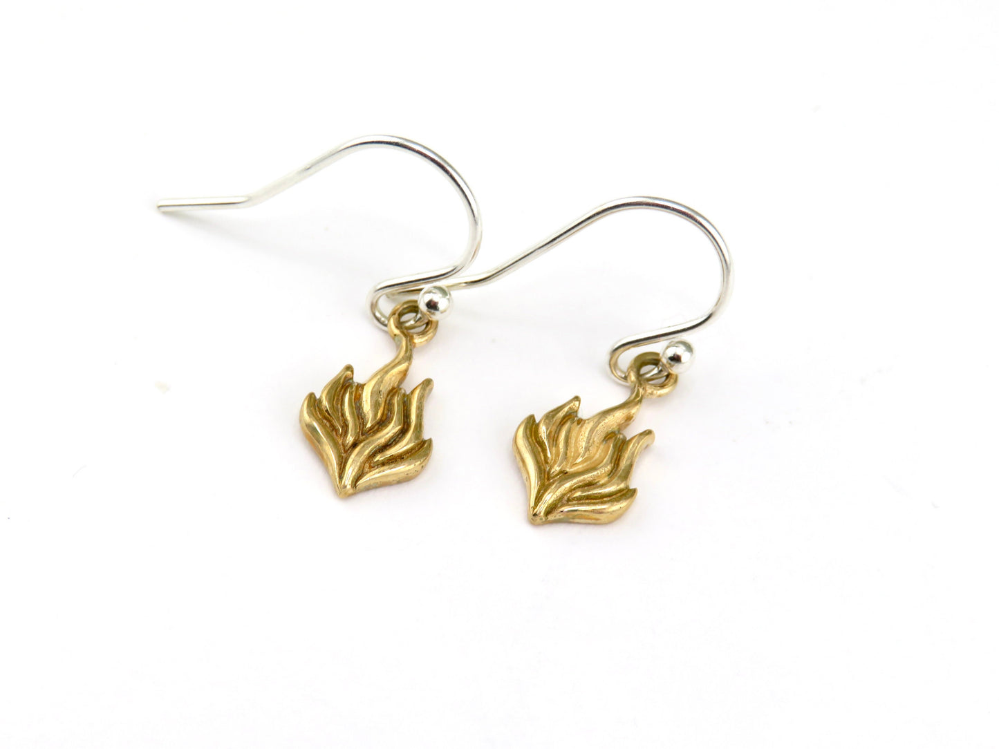 Gold Flame Earrings | Bronze Fire Earrings | Gold Blaze Earrings | Fire Within Earrings | Gold Blaze Earrings | Ember Earrings | Gold Blazes
