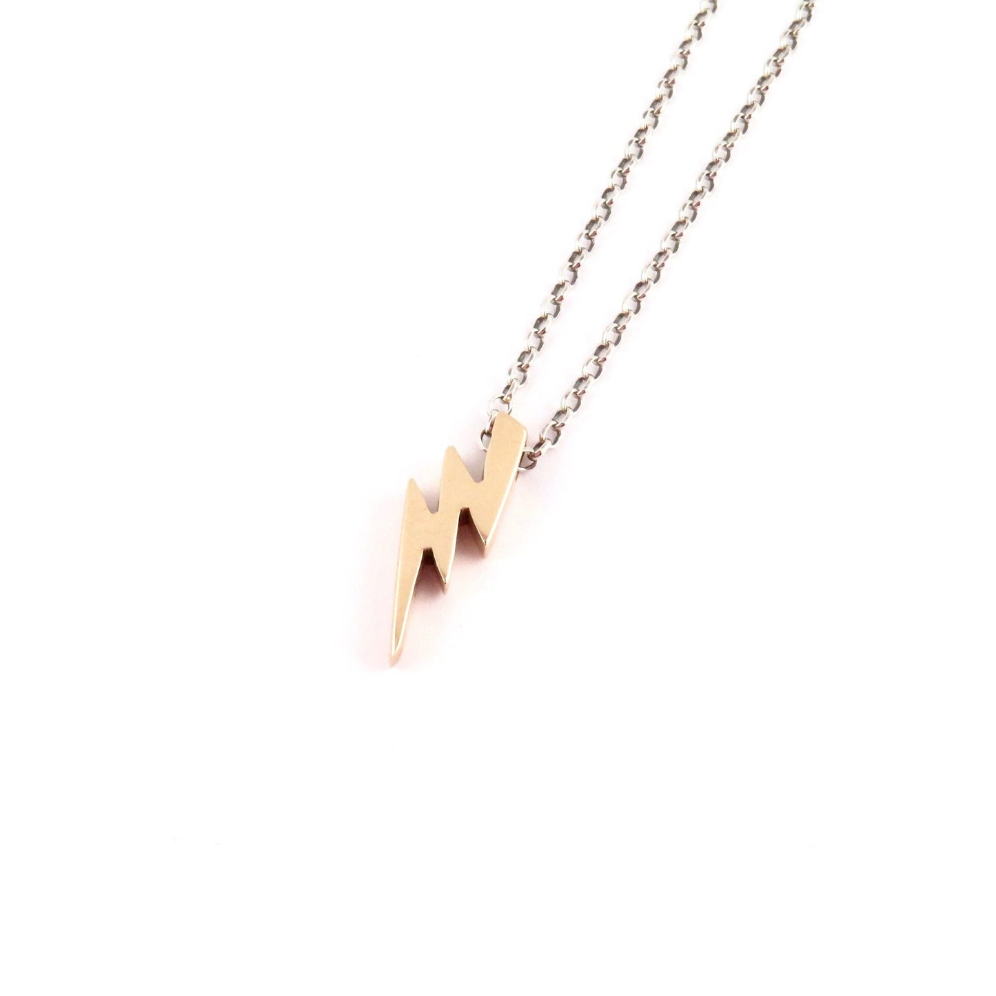 Lightning Bolt Bead Necklace