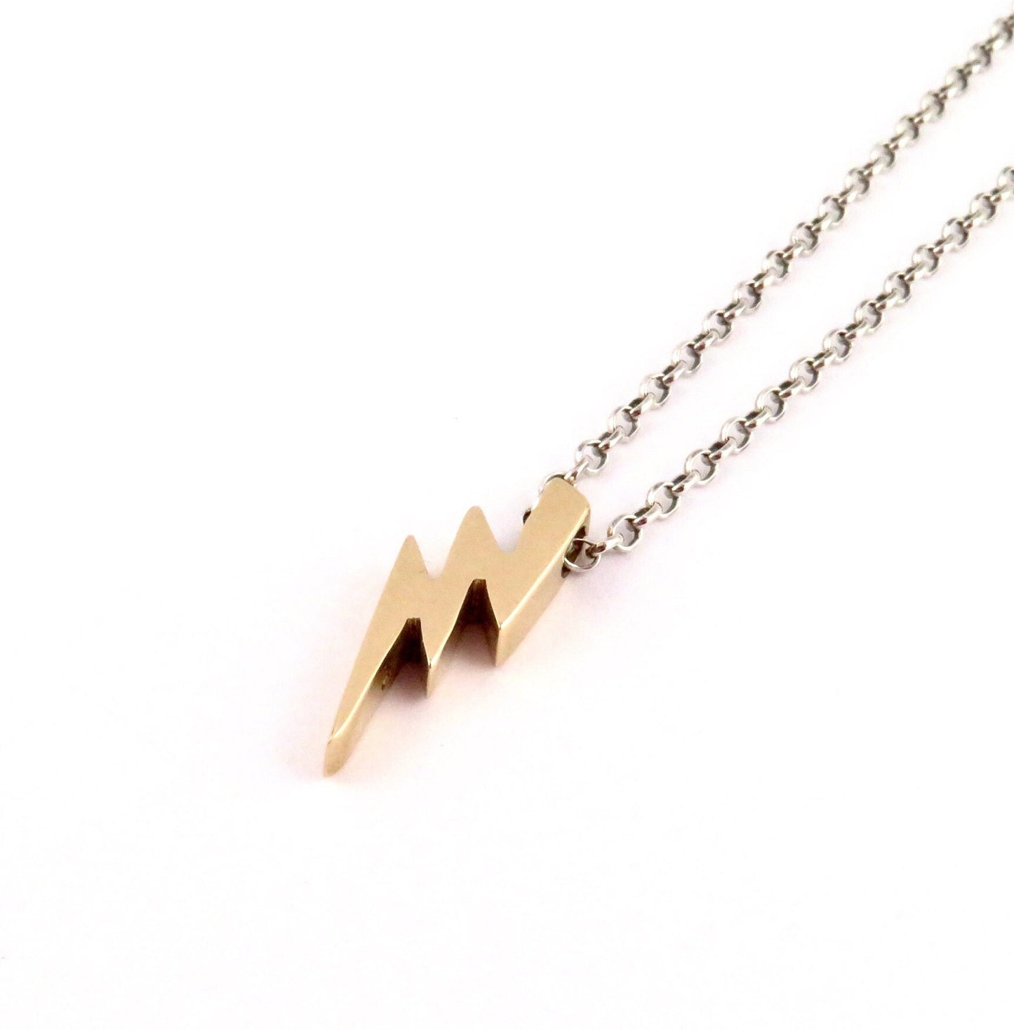 Lightning Bolt Bead Necklace