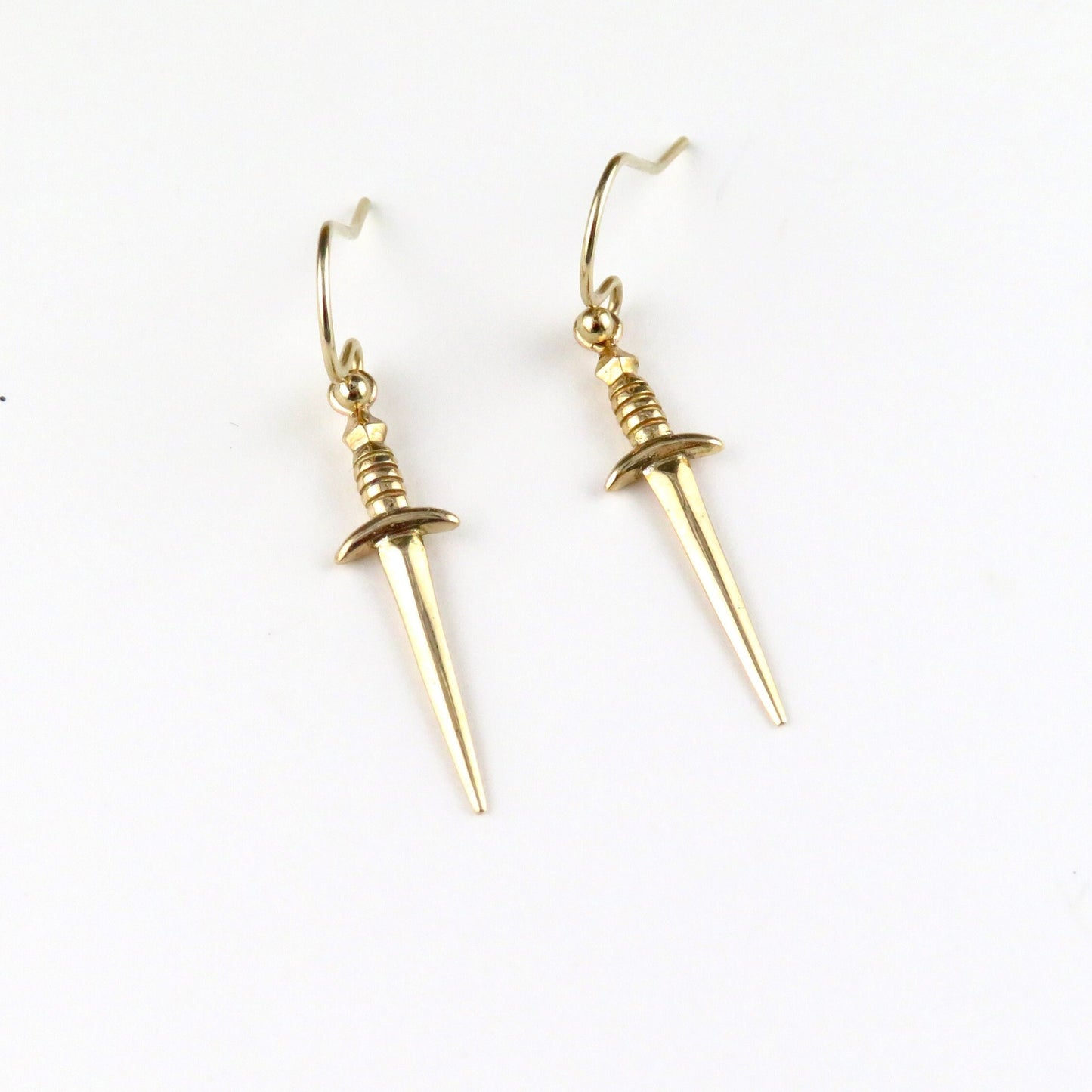 Bronze Dagger Earrings Md