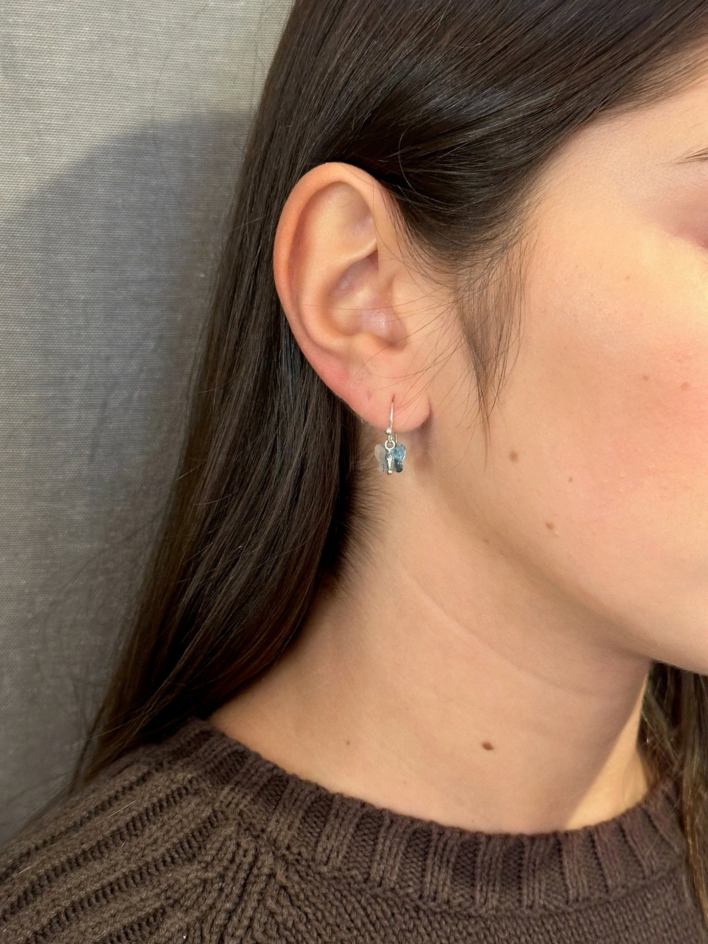 Delicate Butterfly Earrings | Blue Crystal Butterfly Earrings | Small Blue Butterflies | Crystal Butterflies | Sweet Butterfly Earrings
