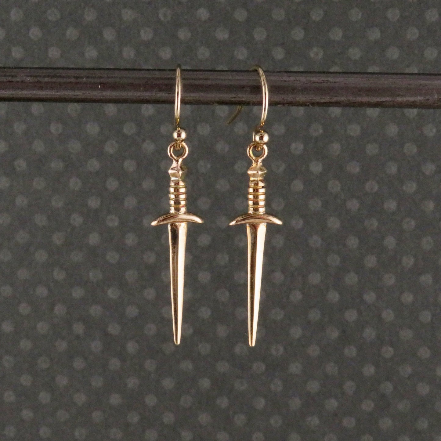 Bronze Dagger Earrings Md