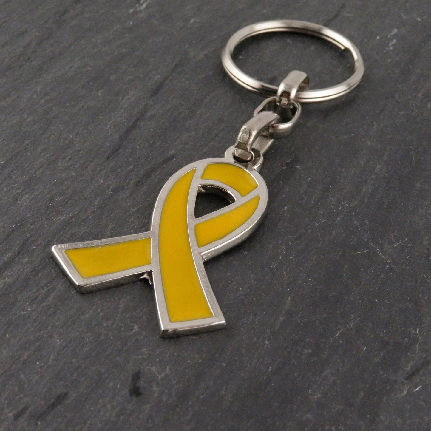 Yellow Ribbon Keyring | Israel Hostages Keychain | October 7 Keyring | Support Israel | Bring Them Home Keyring | Yellow Ribbon Keychain