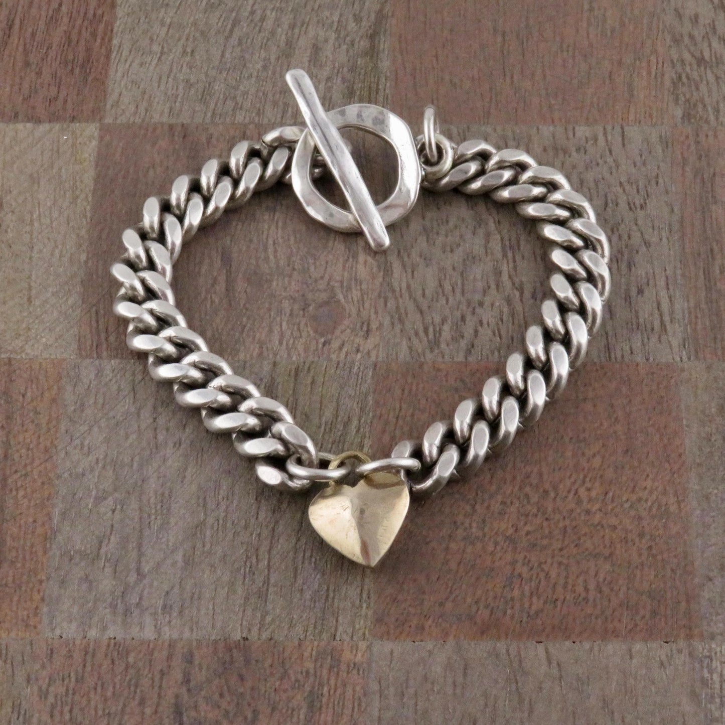 Chunky Link Chain with Heart