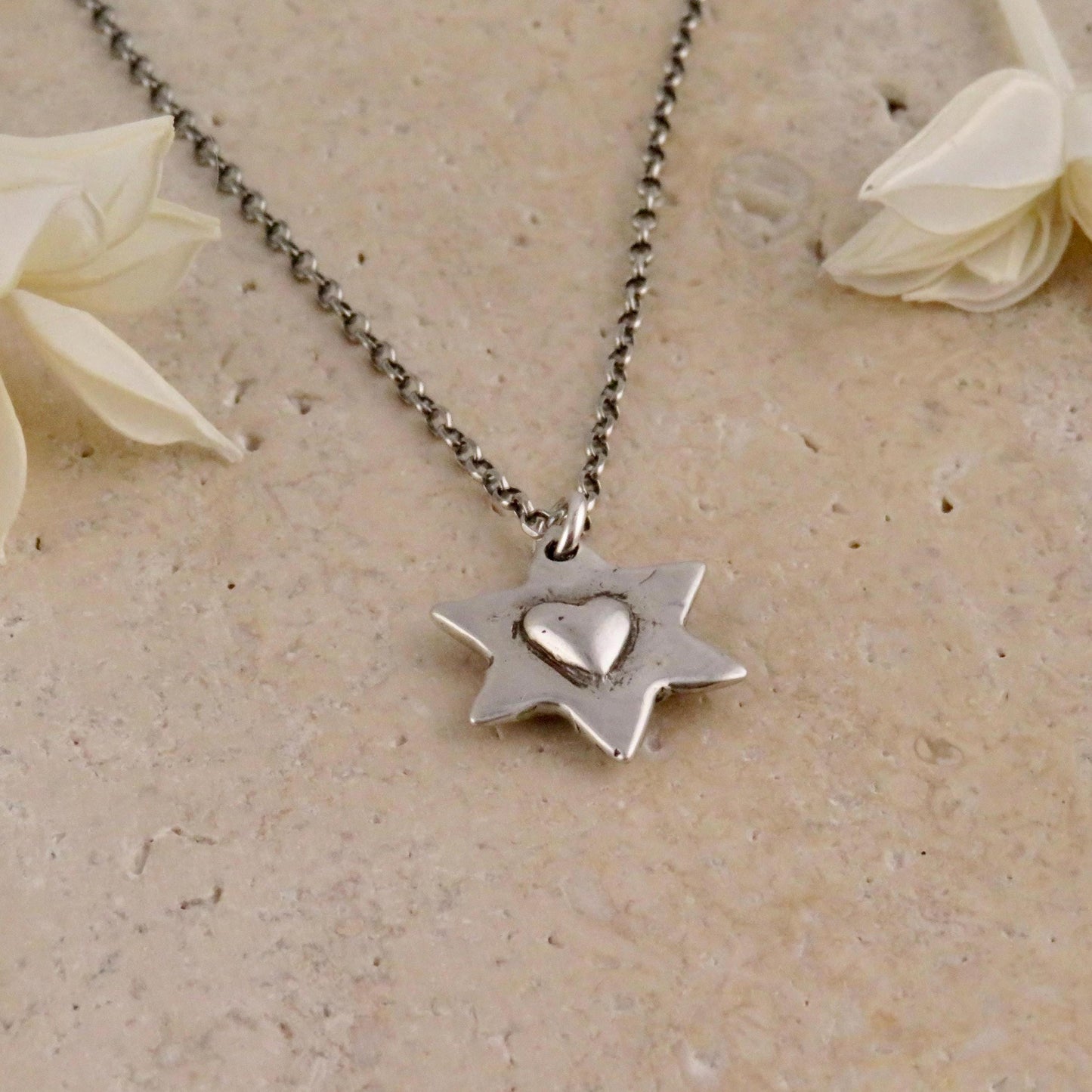 Star David Love Necklace