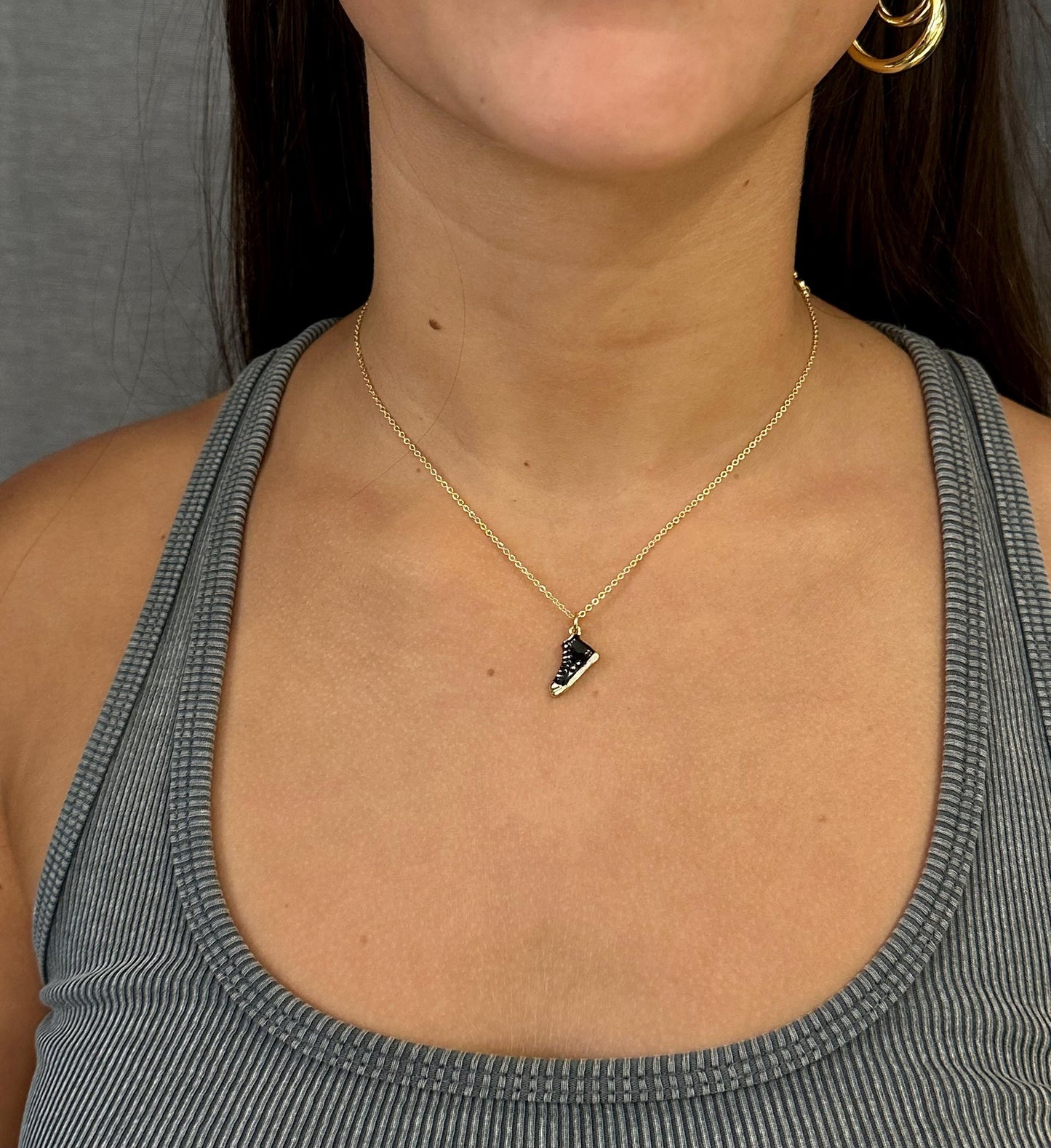 Pink Celestial Necklace | Gold Celestial Necklace | Gold Moon Pendant | Gold Pink CZ Moon Charm | Sparkly Pink Necklace |