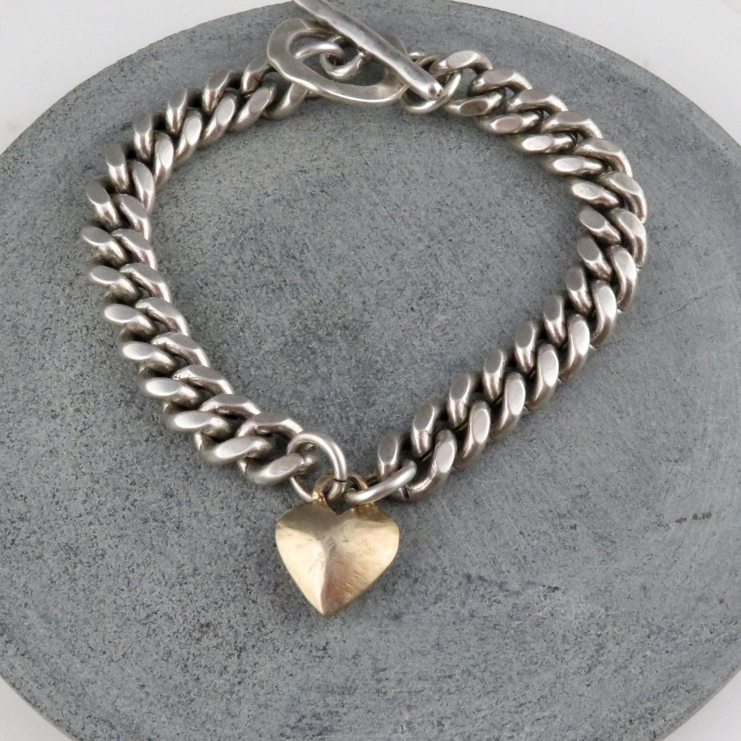 Chunky Link Chain with Heart