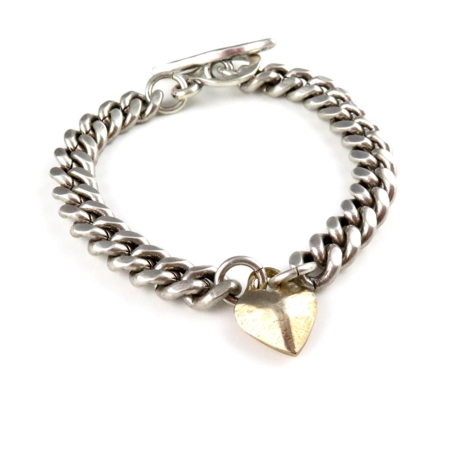 Chunky Link Chain with Heart