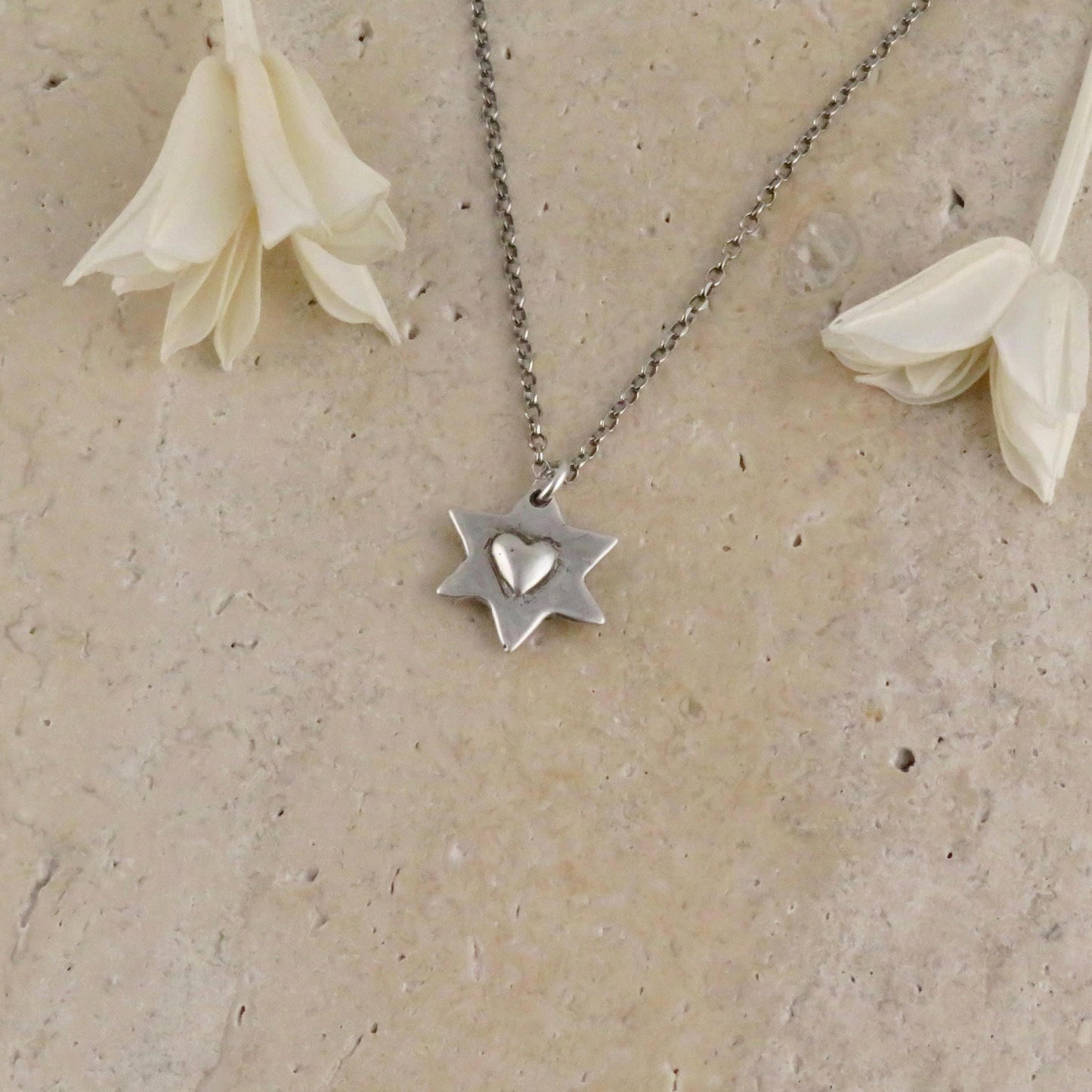 Star David Love Necklace