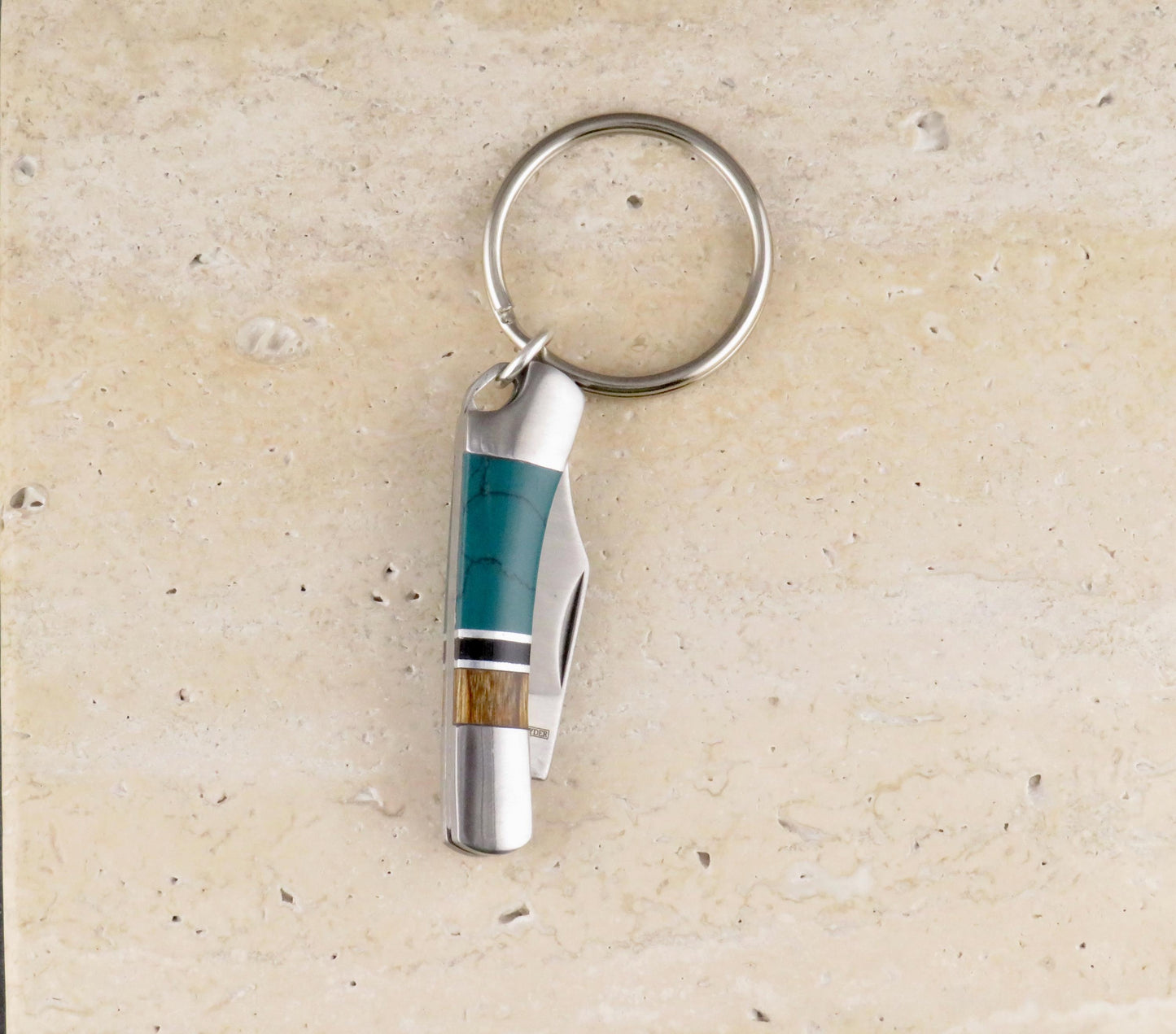 Colorblock Pocketknife Keyring