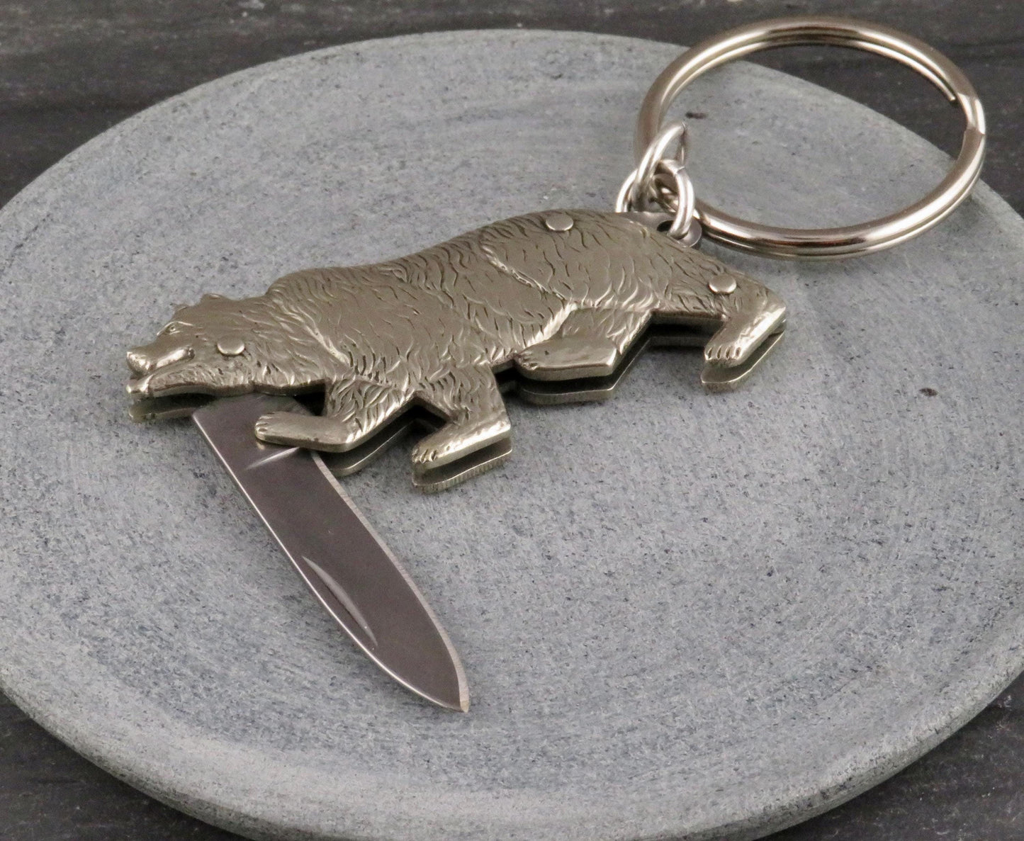 Bear Mini Knife Keyring