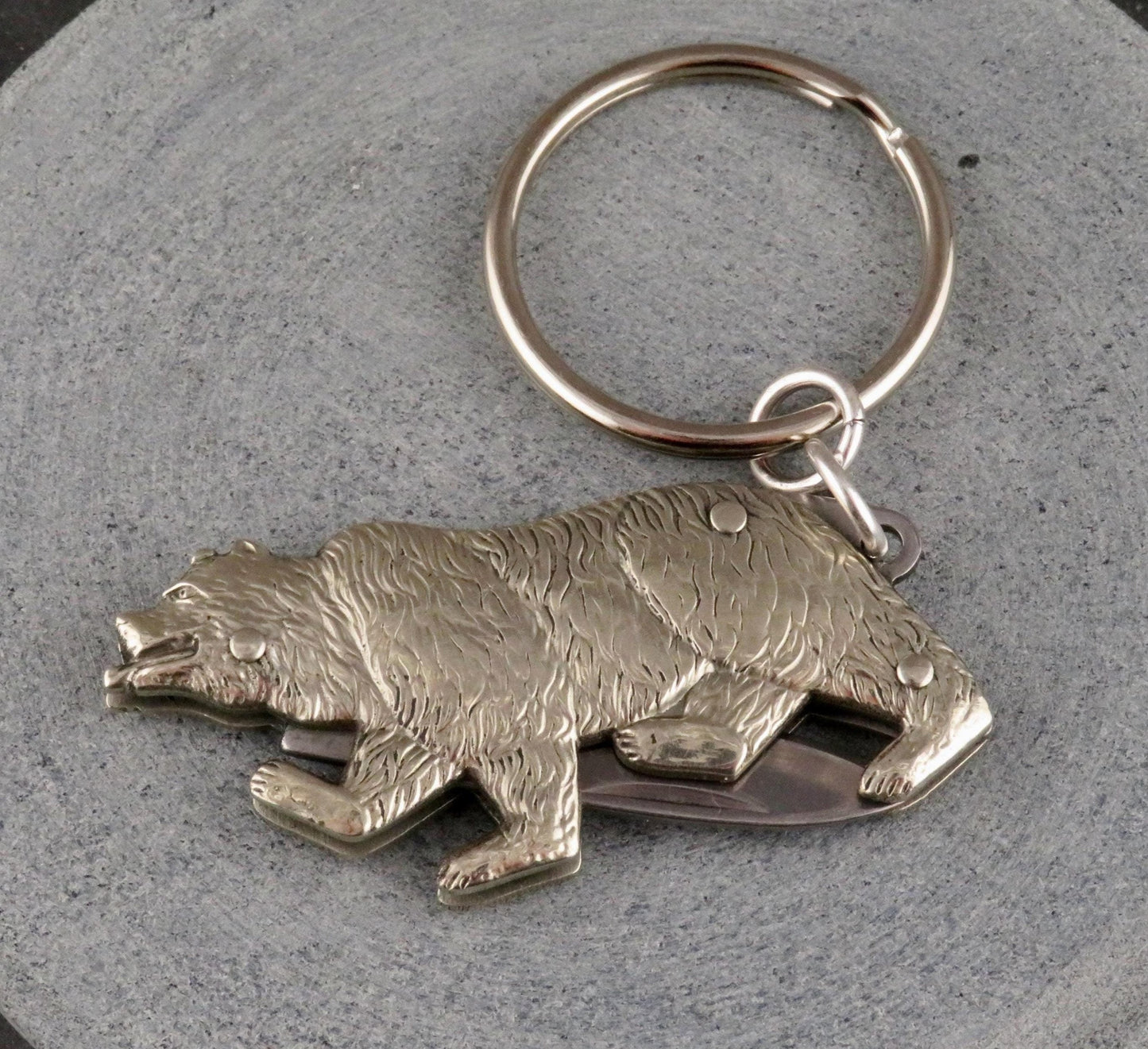Bear Mini Knife Keyring