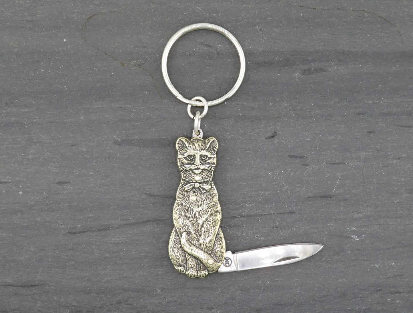 Cat Mini Knife Keyring