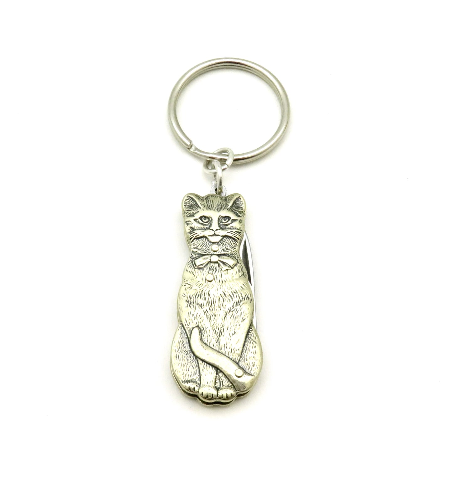 Cat Mini Knife Keyring