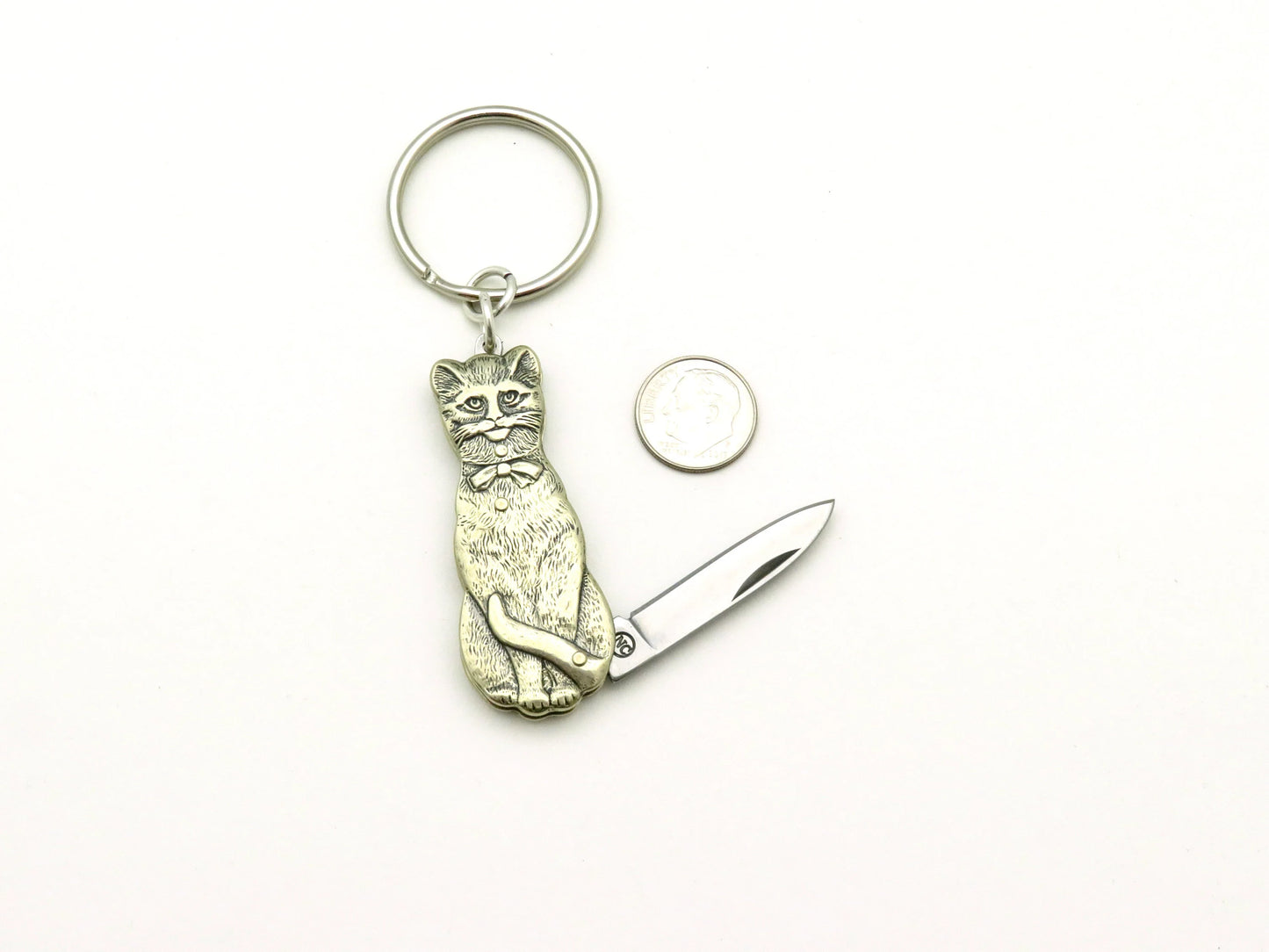 Cat Mini Knife Keyring