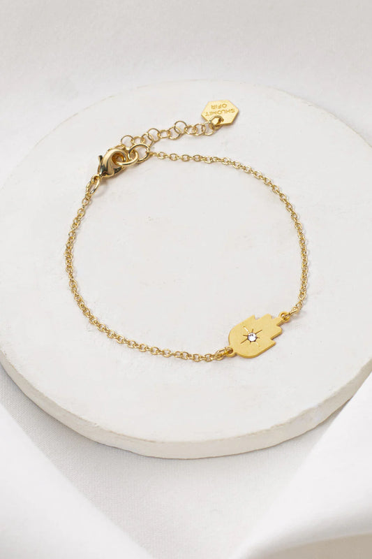 Gold Hamsa Bracelet