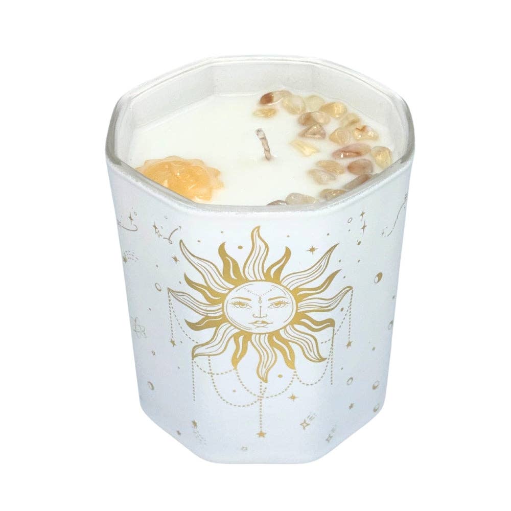 Sun Crystal Candle