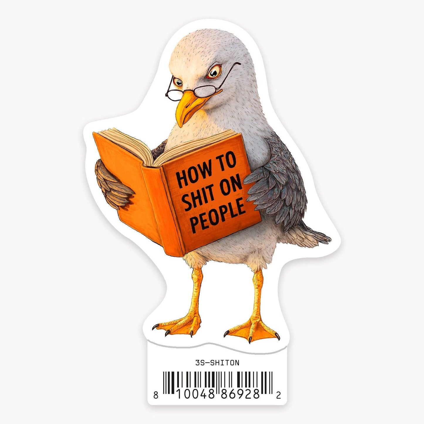 How to Shit on People - 3" Art Sticker