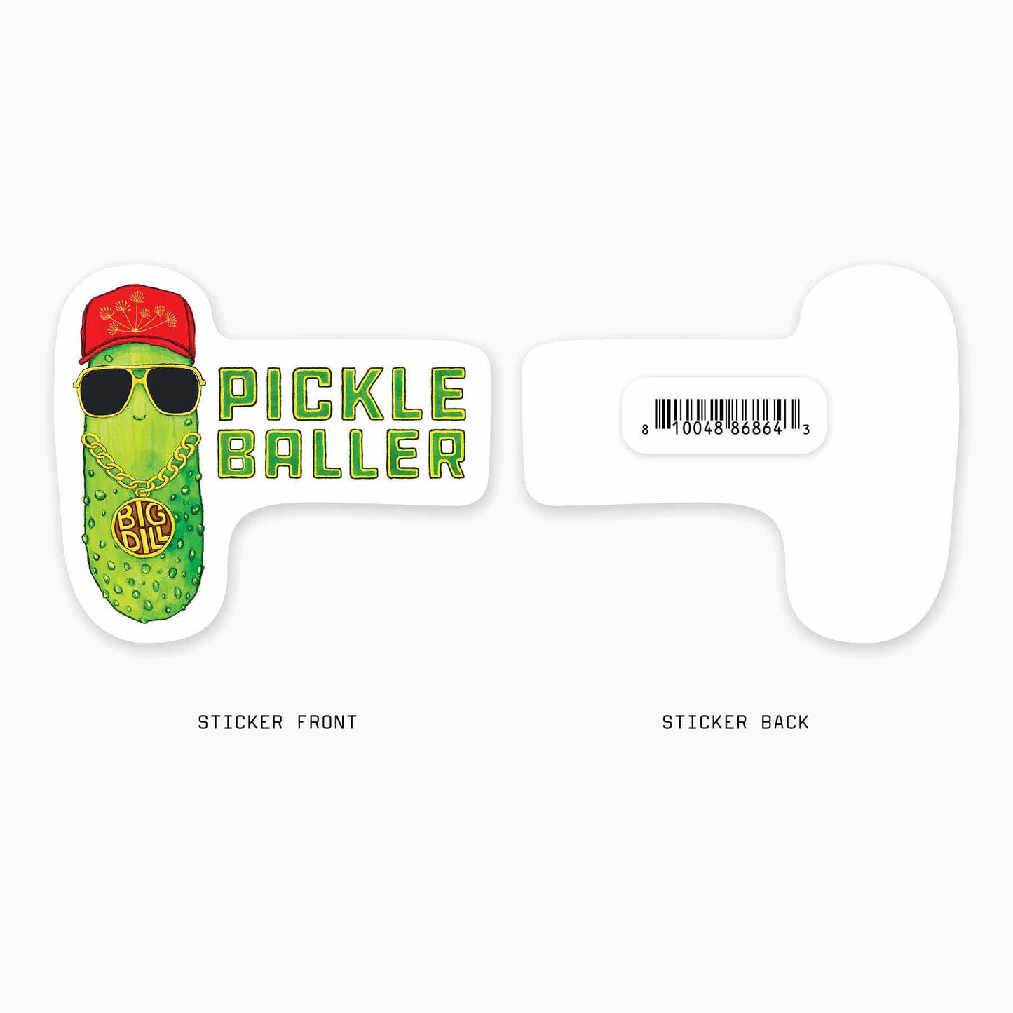 Pickle Baller Sticker