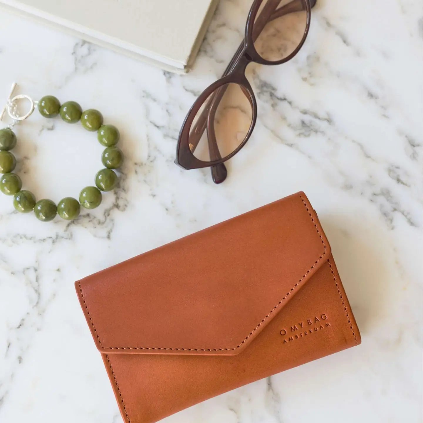 Jo's Purse - Cognac Classic Leather