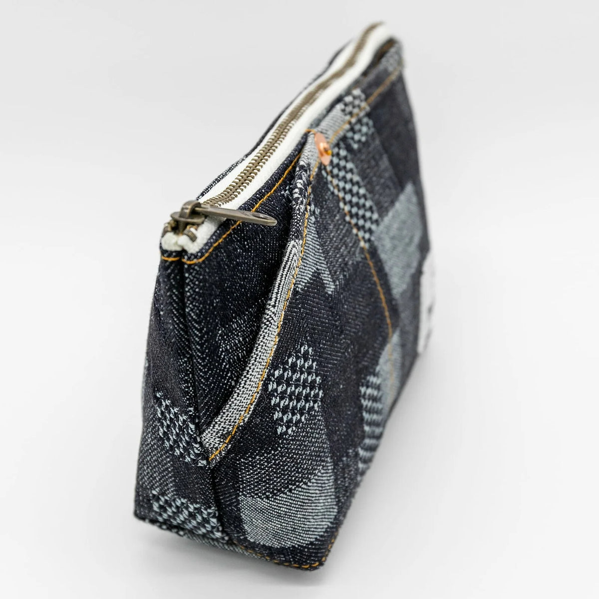 Denim Pouch with Pockets - Made in Japan - Luddite